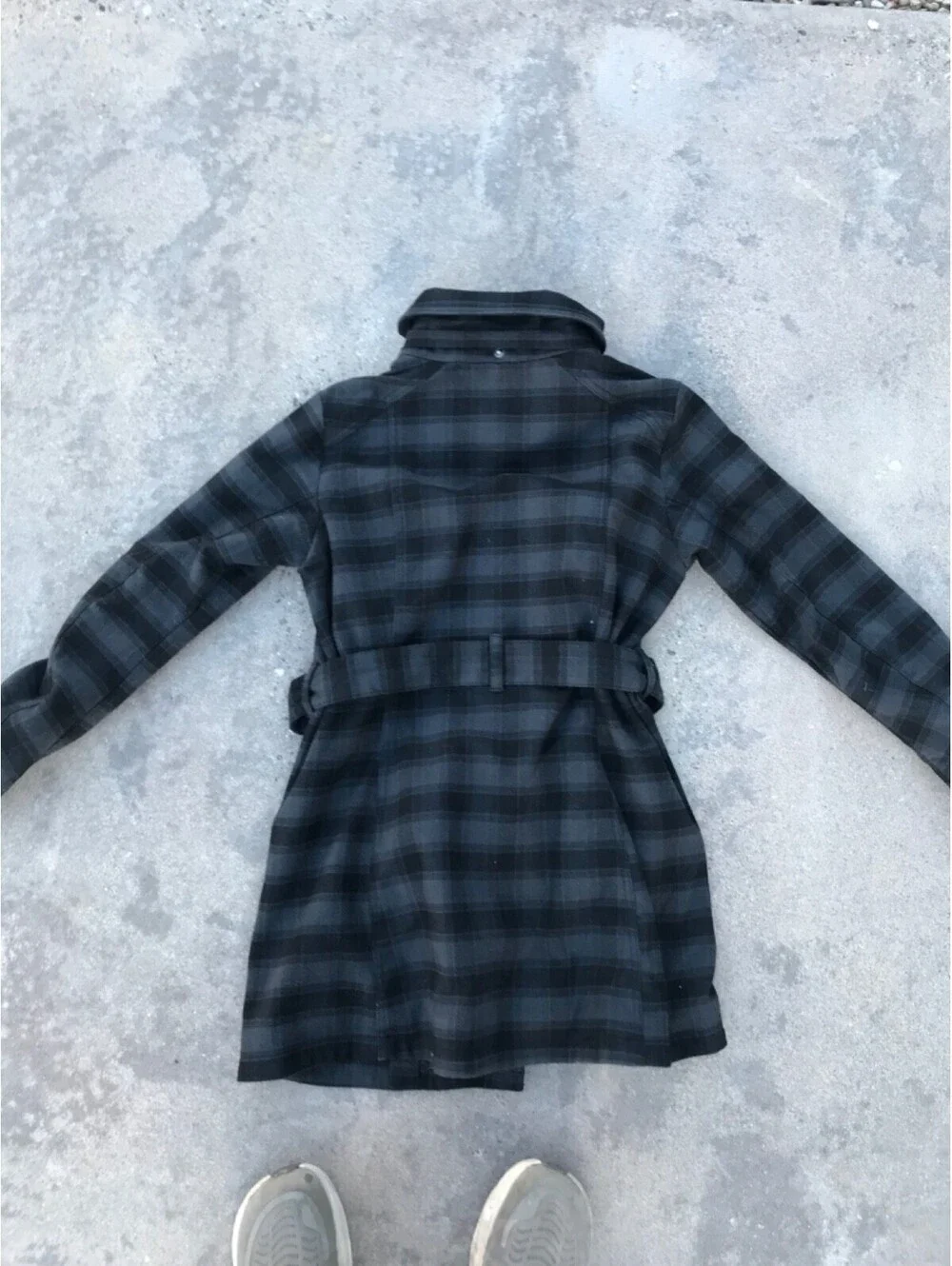 Womens Columbia Zenith Vista II Trench Heavy OmniHeat L Winter Jacket Coat Plaid